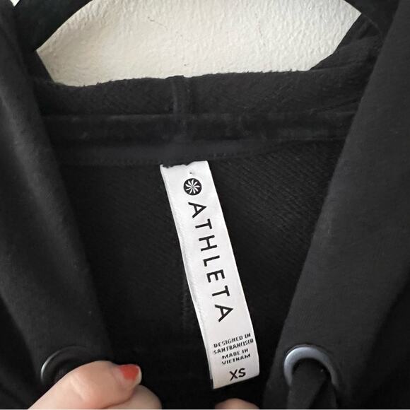 Athleta Recover Hoodie Sweatshirt in Black - Picture 6 of 10